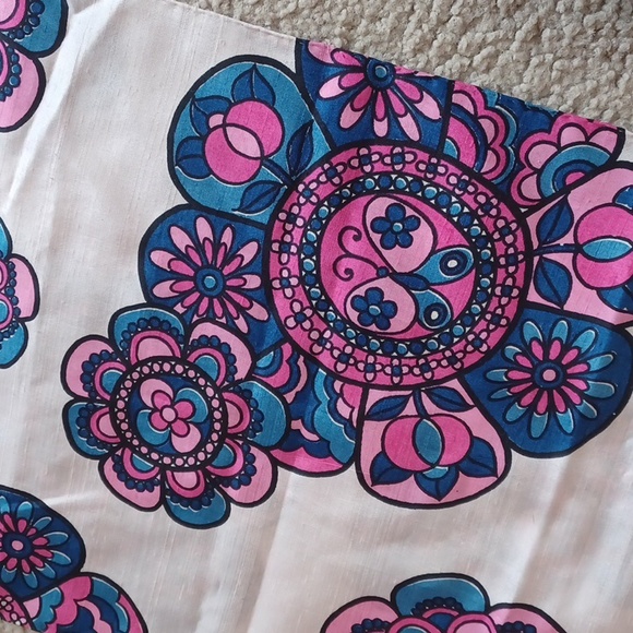 100% Pure Silk Floral And Butterfly Pattern Scarf Shawl - Picture 11 of 17